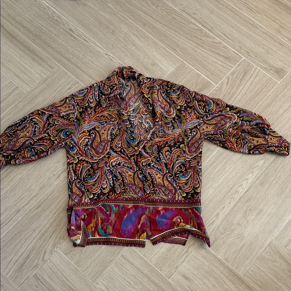 Colorful Paisley Blouse